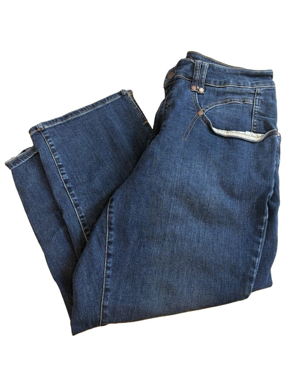Judy Blue Dark Wash Straight Leg Jeans Womens Size 18W Plus Stretch